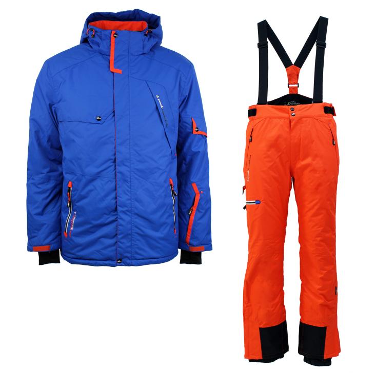 Ensemble de ski homme Peak Mountain COSMIC bleu/orange