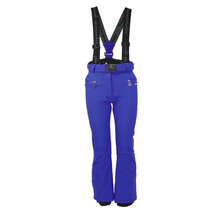 Pantalon de ski softshell Fille 10 à 16 ans GAFUZZA bleu Peak Mountain