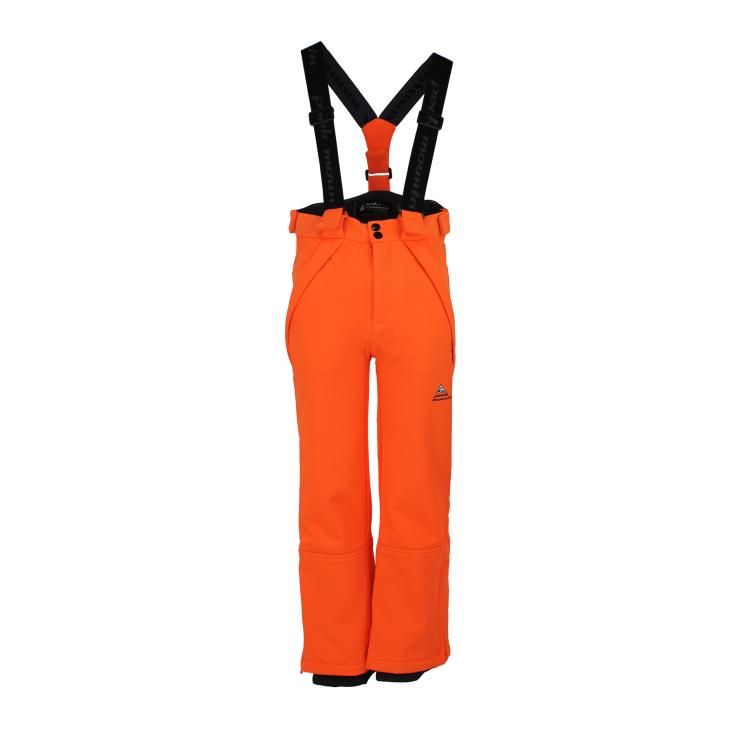 Pantalon de ski Garçon ECASHELL orange Peak Mountain