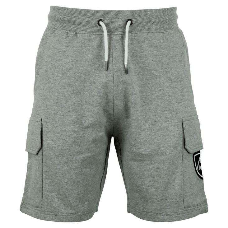 Short french terry Homme CEPOKET gris clair chiné Peak Mountain