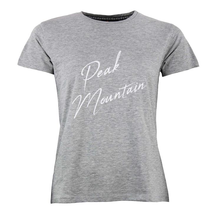 T-shirt manches courtes Femme ATRESOR gris Peak Mountain