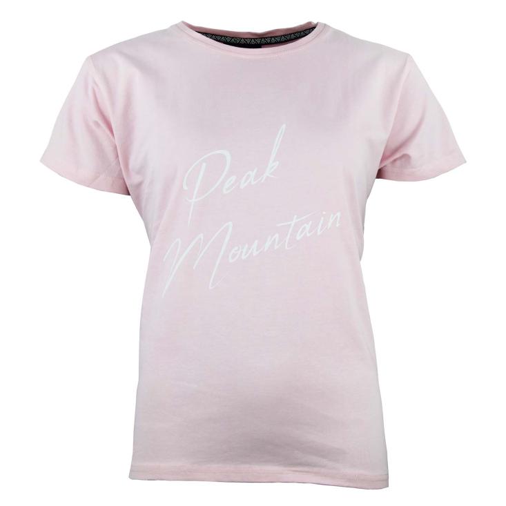 T-shirt manches courtes Femme ATRESOR rose Peak Mountain