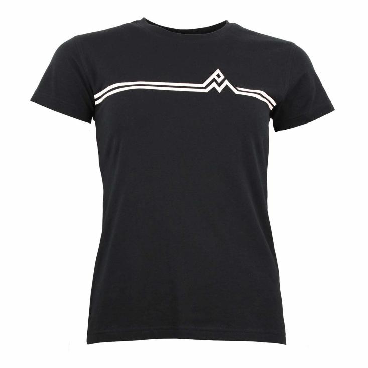 T-shirt manches courtes Femme AURELIE noir Peak Mountain