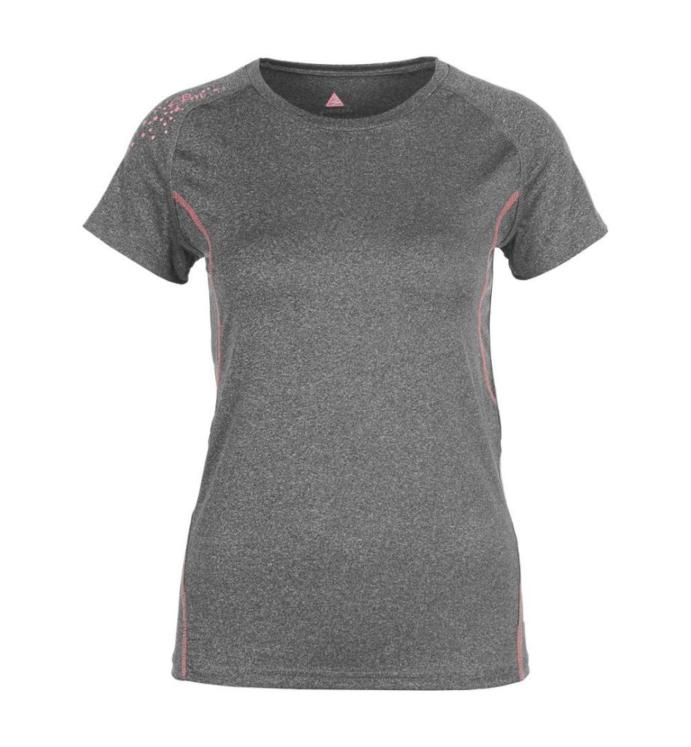 T-shirt technique femme ANSHO gris Peak Mountain pour la randonnée