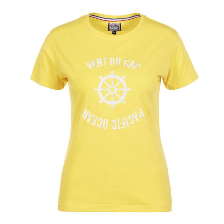 Tee-shirt femme Vent du Cap ACHERYL jaune