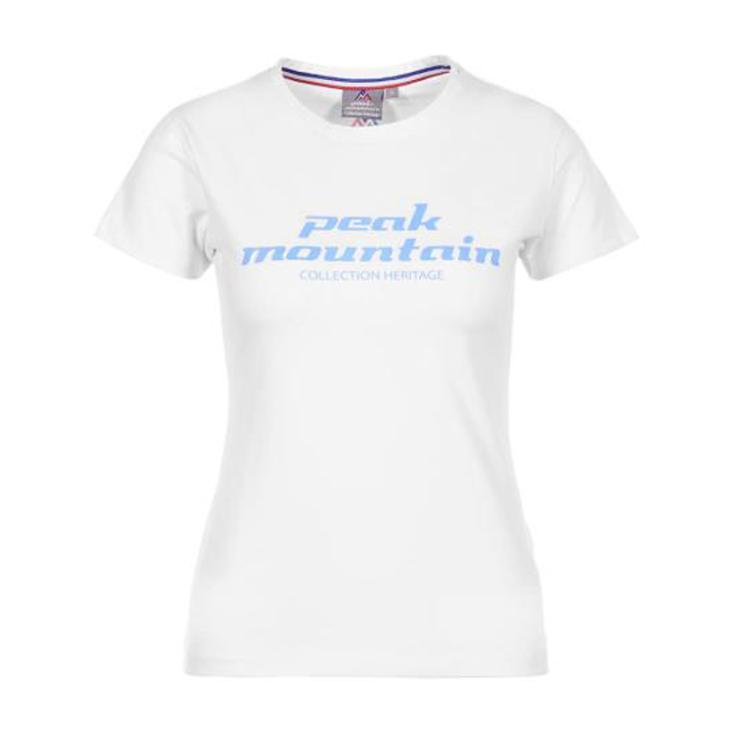 Tee-shirt femme Peak Mountain ACOSMO blanc