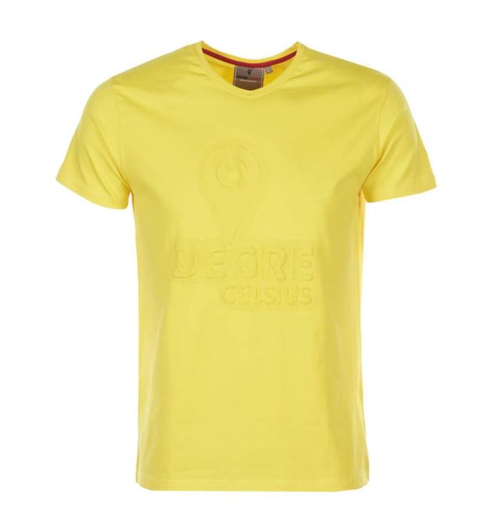 Tee-shirt homme Degré Celsius CEGRADE jaune