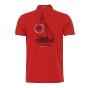 Polo manches courtes CARMAND rouge