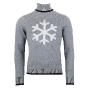 Pull Homme manches longues CAFLAKE gris chiné