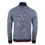 Pull Homme manches longues CAFLAKE marine chiné