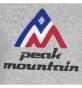 Sweat molleton à capuche Femme ADRIVER gris chiné Peak Mountain