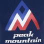 Tee-shirt femme Peak Mountain ACIMES marine