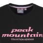 Tee-shirt femme Peak Mountain ACOSMO noir