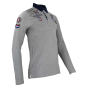 Polo manches longues homme CEGAM gris Harry kayn