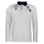 Polo manches longues homme CEGAM blanc Harry kayn
